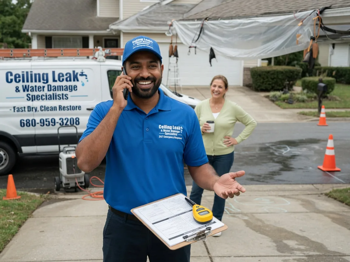 Ceiling Leak Cleanup Mcdonough, GA FAQs