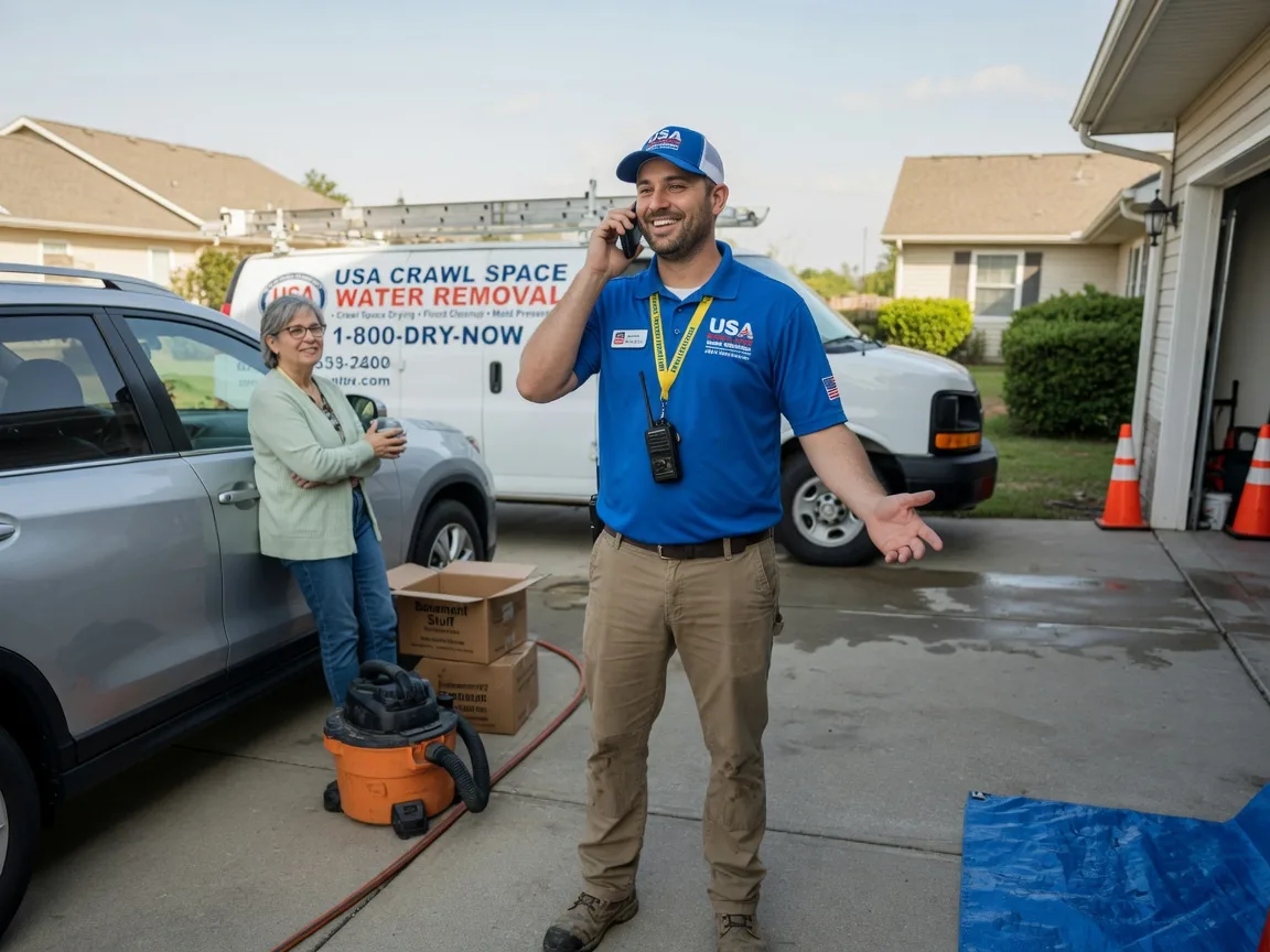 Crawl Space Water Removal Mcdonough, GA FAQs